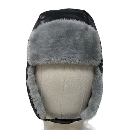 Unbranded Women's Trapper Hat Vegan Fur Black Size OS 100% Polyester