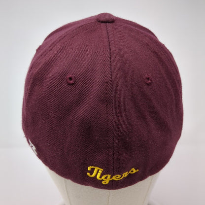 Norths Tigers Fitted Hat Red S/M Embroidered Lightweight Pro585 Richardson
