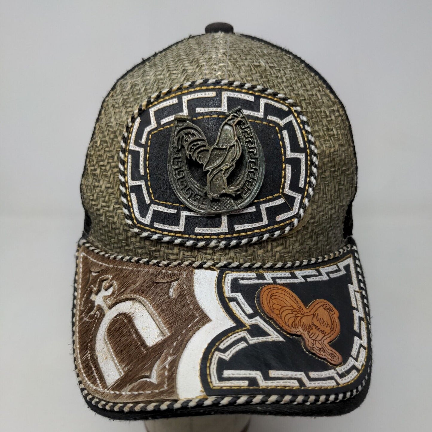 Unbranded Men's Snapback Mesh Back Hat Multicolor 3D Western Aztec Accents