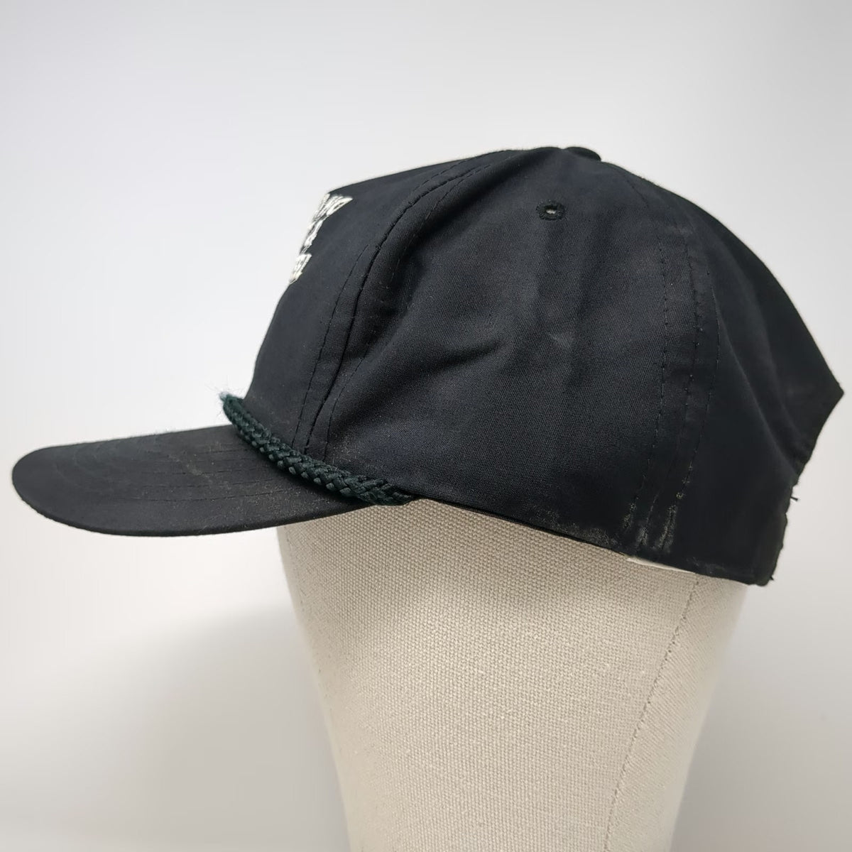 Mountaintop Marketing 5 Panel Black One Size Idaho Bit & Steel Rope Snapback Hat