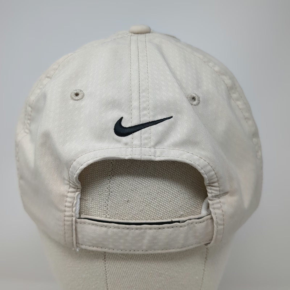 Nike Baseball Cap Beige Black One Size Sierra Pacific Mortgage Golf Hat Swoosh