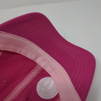 Innvictis Strapback Mesh Back Trucker Hat Pink OSFA Embroidered Simplot