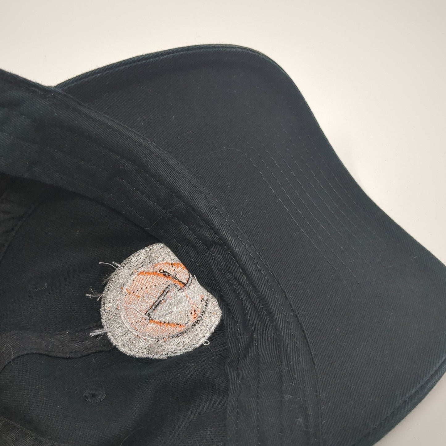 Ball Up Sporting Slideback Hat Black One Size Adjustable Embroidered