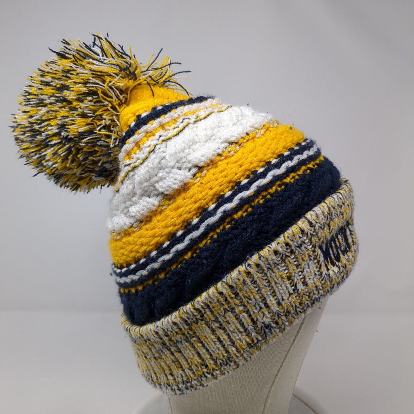 Mount Marty Knit Pom Pom Beanie Hat Multicolor One Size Sport-Tek