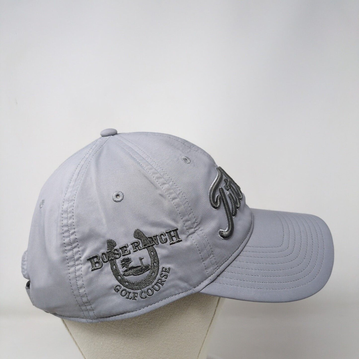 Titleist Slideback Hat Gray One Size Embroidered Boise Ranch Golf Course