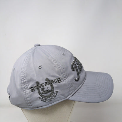 Titleist Slideback Hat Gray One Size Embroidered Boise Ranch Golf Course