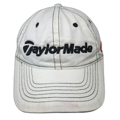 TaylorMade Baseball Cap White One Size Contrast Stitching R7 XR Golf Hat
