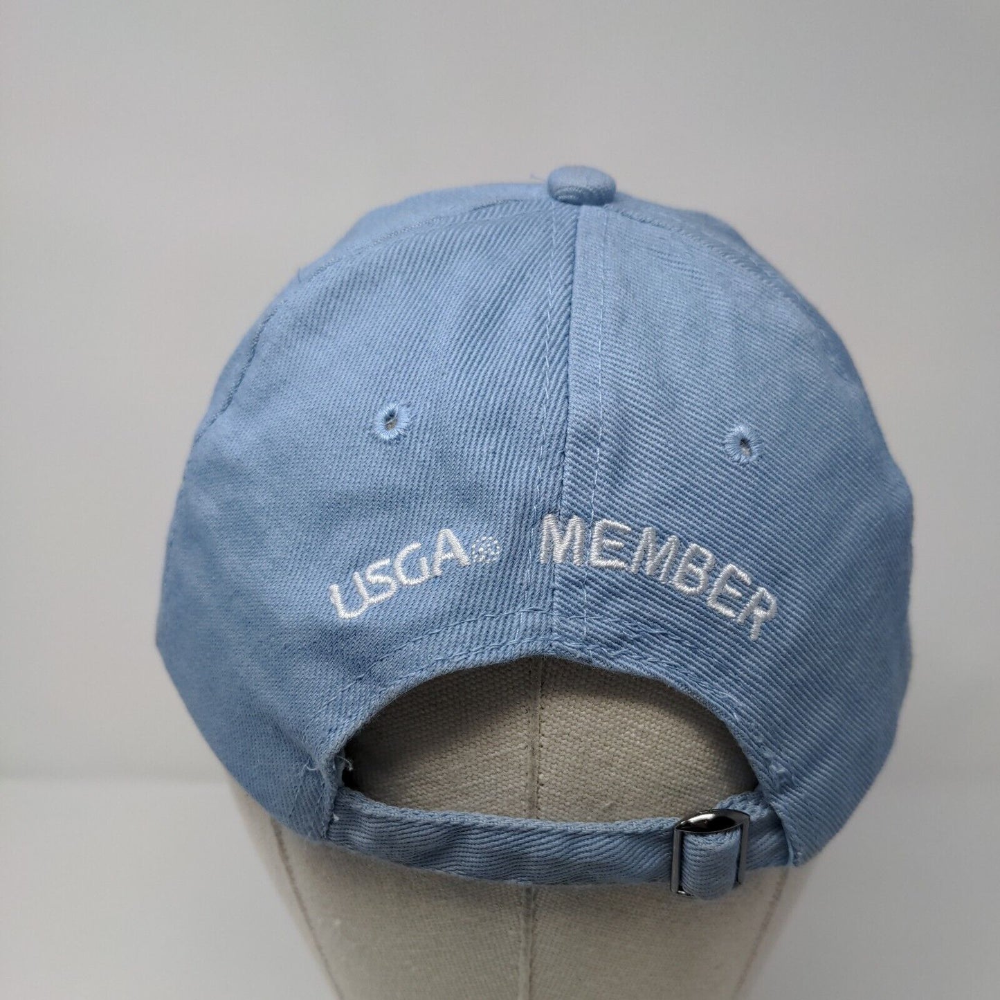 US Open Pebble Beach 2019 Slideback Hat Blue One Size Adjustable USGA Member