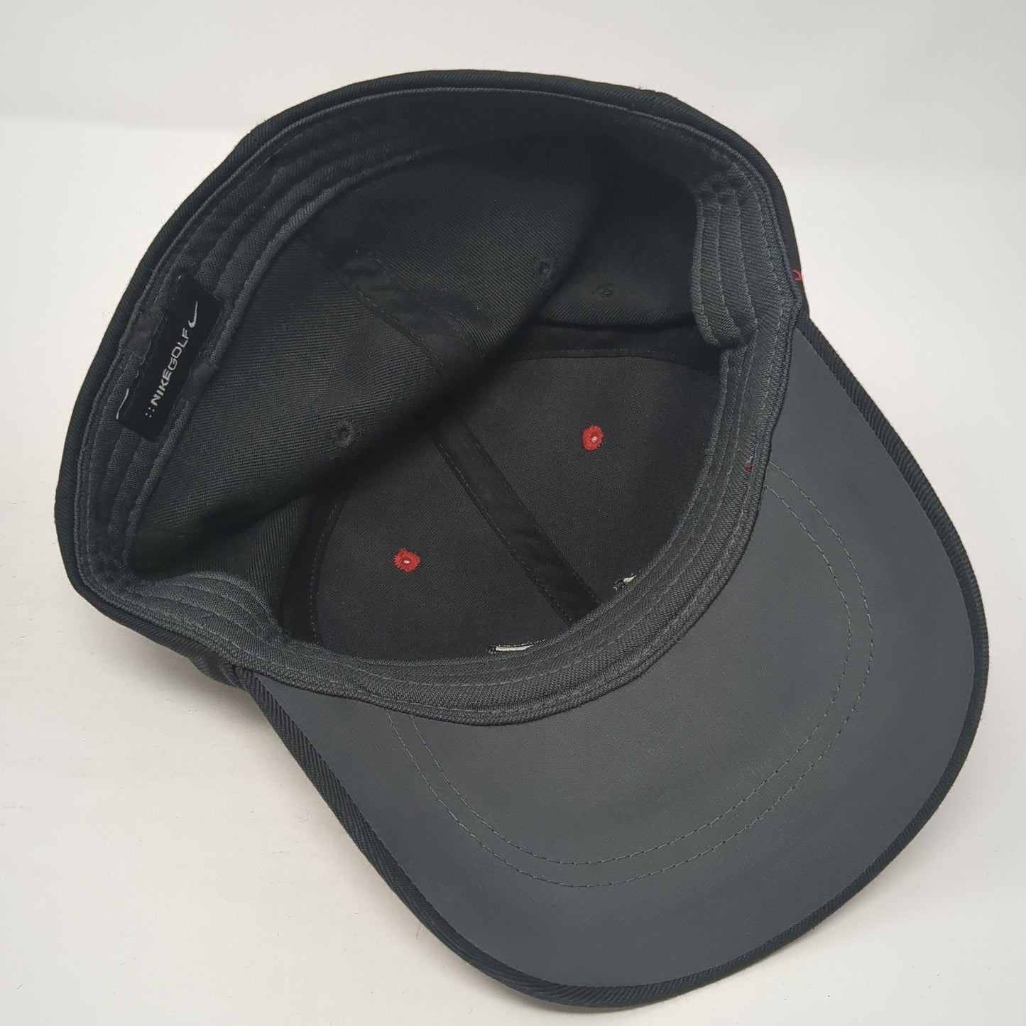 Nike Golf Fitted Hat Multi One Size Embroidered Swoosh Colorblock