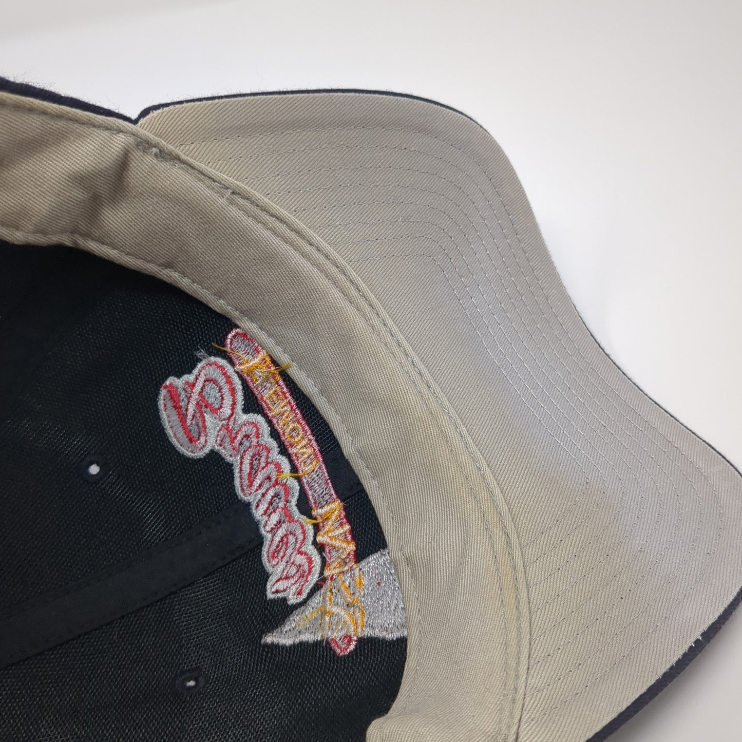 Braves Lemont Strapback Hat Blue Large Adjustable 6 Panel Richardson