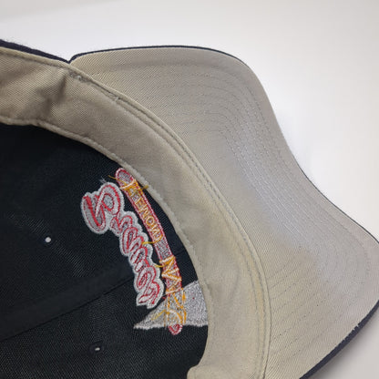 Braves Lemont Strapback Hat Blue Large Adjustable 6 Panel Richardson
