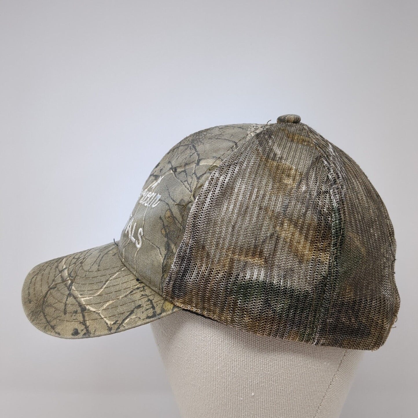 American Metals Snapback Trucker Hat Camouflage One Size Mesh Back Outdoor Cap