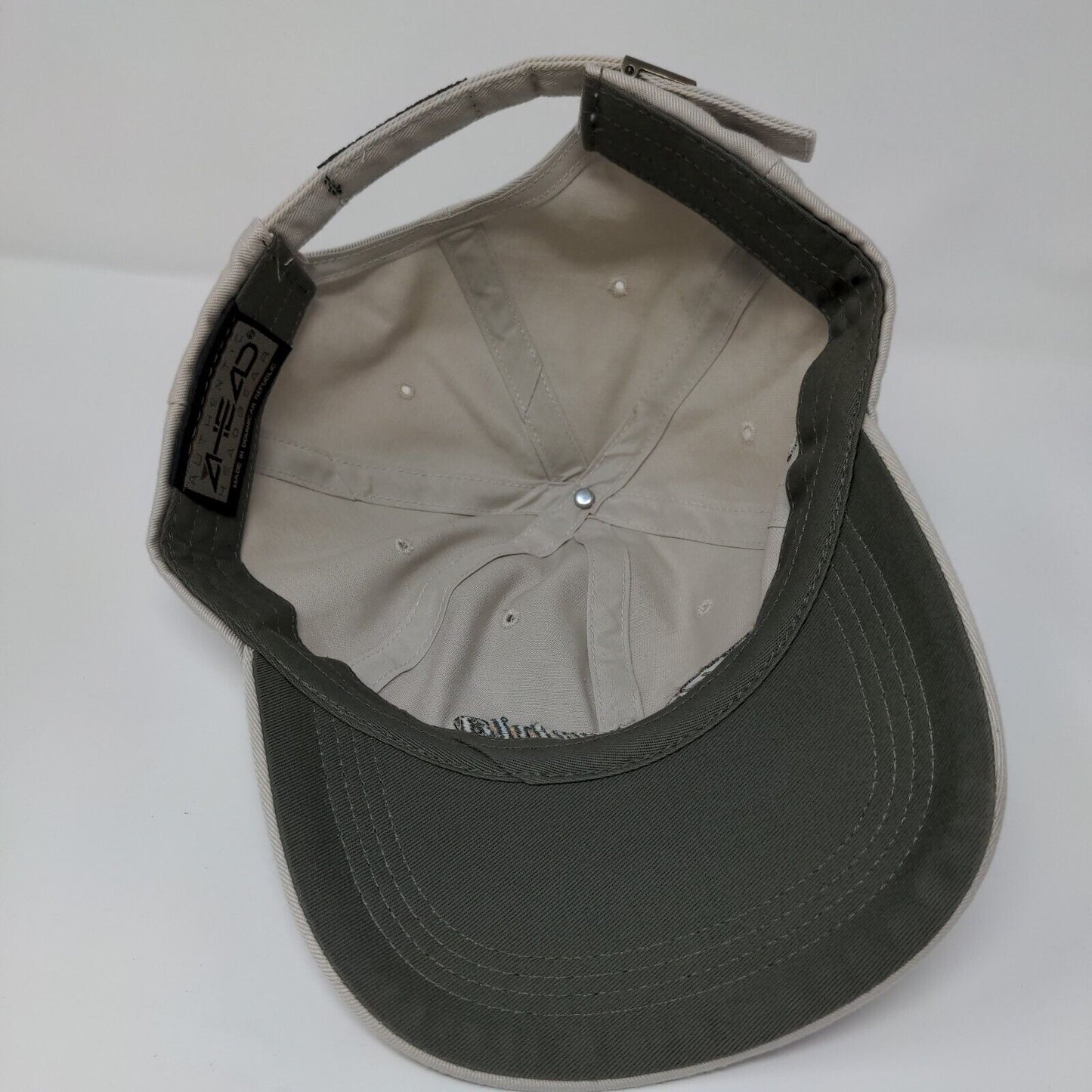 Columbia River Gorge Slideback Hat Tan OSFA Embroidered Fish Ahead