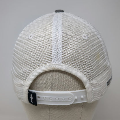 RepYourWater Trucker Hat Gray One Size Mesh Snapback Sunfish Patch Fishing Gear