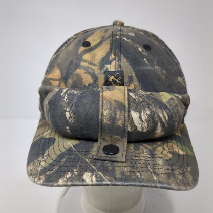 Little Fly Strapback Hat Camouflage One Size Adjustable Vented Holes 6 Panel