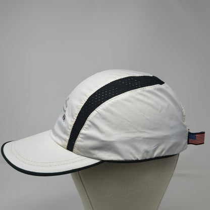 Coolwave 5 Panel Cap White One Size Rye By The Sea Duathlon Road Race Mesh Hat