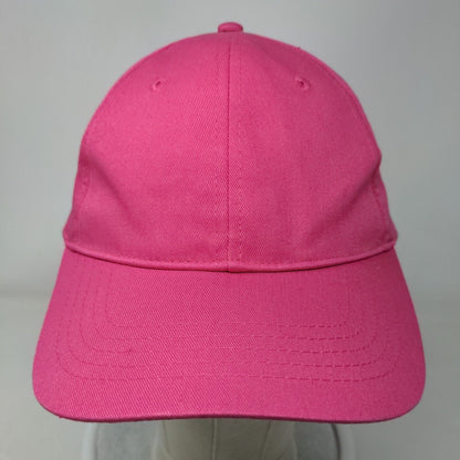 Unbranded Strapback Hat Pink OSFM Adjustable Outdoor 6 Panel Blank