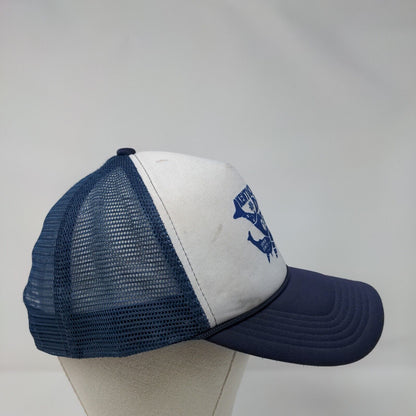 Kentucky Derby 2021 Orman Ranch Snapback Trucker Hat Blue OSFA Mesh Back Rope