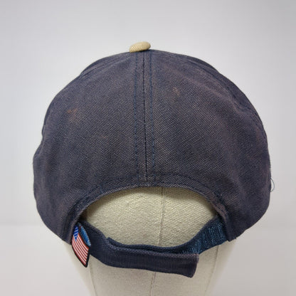 Woods Trucking Strapback Hat Blue One Size Adjustable Embroidered Cobra