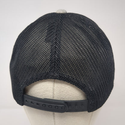 Prime Ops Snapback Trucker Hat Gray One Size Mesh Back Branded Bills