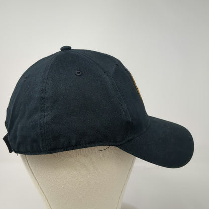 Boston Bruins NHL Fan Favorite Black Cap One Size Strapback Gray Underbrim Hat