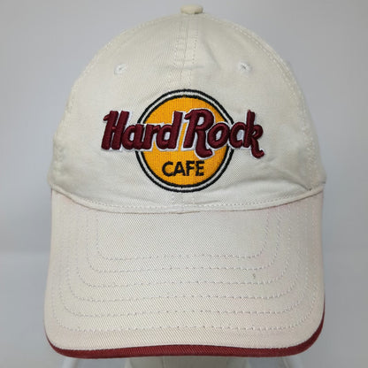 Hard Rock Cafe Baseball Cap Beige M Denver Sandwich Bill Stretch Fit Hat