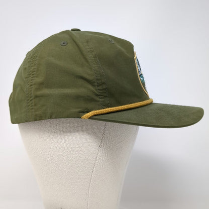 Richardson 5 Panel Green One Size Love Lead Patch Rope Hat Outdoor Snapback