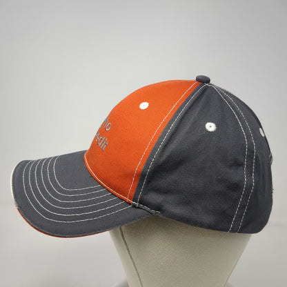 Legend Baseball Cap Orange Gray One Size Idaho AgCredit Slideback Hat Cotton
