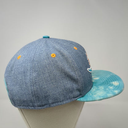 Miami Dolphins NFL New Era Snapback Hat Blue One Size Tie Dye Visor 9FIFTY 950