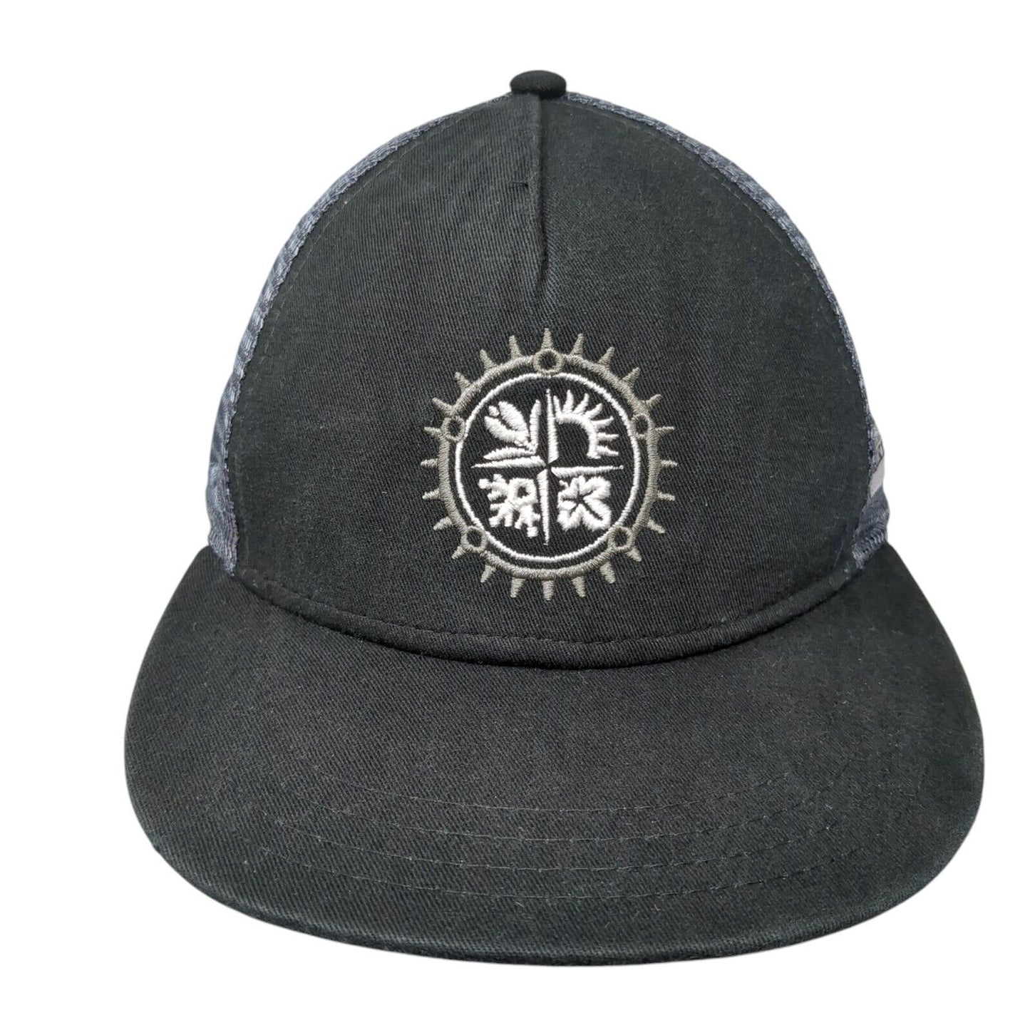 Tamarack Bike Park Strapback Trucker Hat Black OS Adjustable Mesh Back Pukka