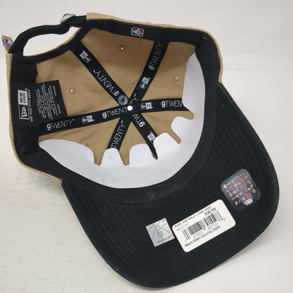 New Era Utah Jazz NBA Beige Black One Size 9TWENTY 2024 Draft Note Slideback Hat