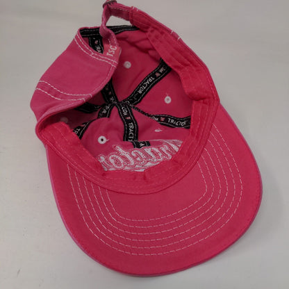 Tractor Supply Slideback Hat Pink OSFM Adjustable Embroidered 6 Panel Cotton