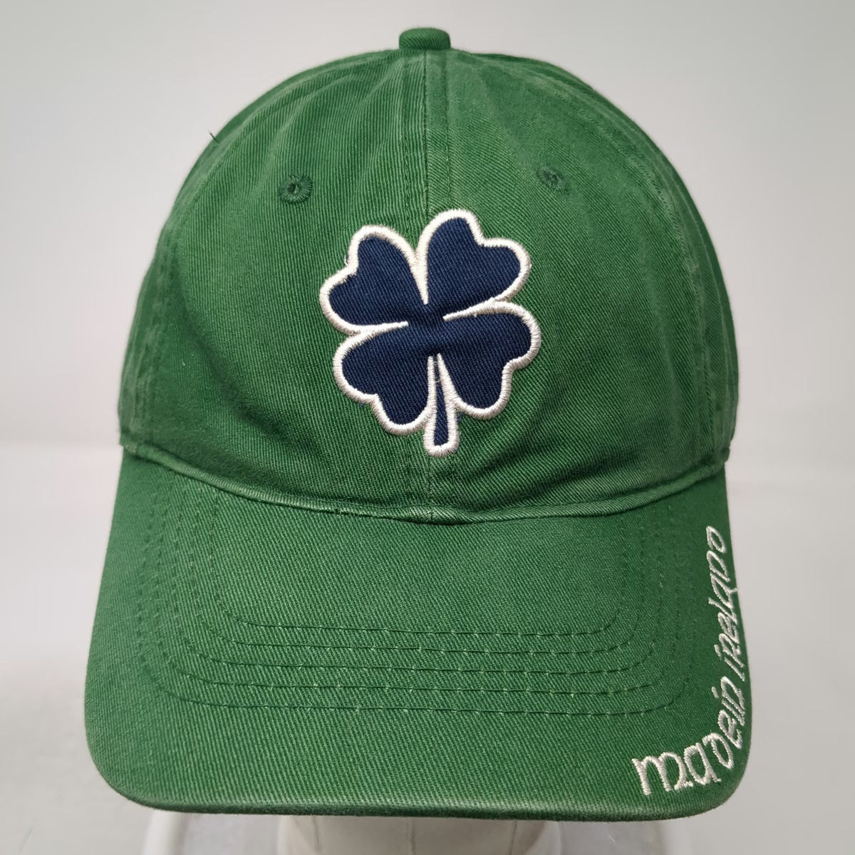 ANOMA Baseball Cap Green Blue White One Size Ireland Shamrock Strapback Hat