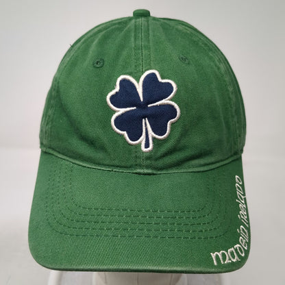 ANOMA Baseball Cap Green Blue White One Size Ireland Shamrock Strapback Hat