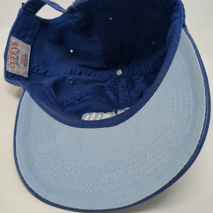 Cuffys Cape Cod Blue One Size Baseball Cap Slideback Hat Massachusetts Cotton