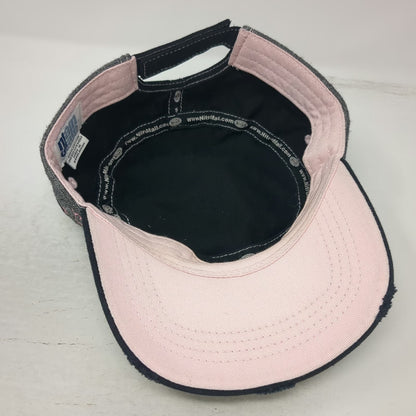 Main Gate NHRA Army Cap Black One Size Distressed Heart National Hot Rod Assoc