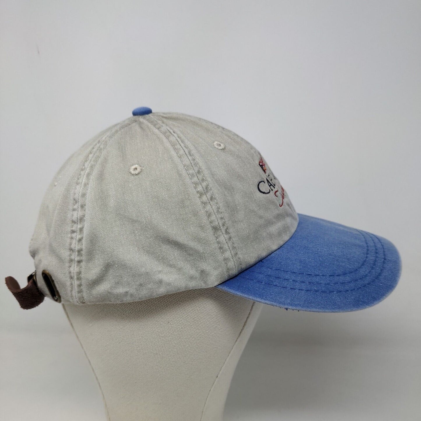 Cuffy's of Cape Cod Men's Slideback Hat Beige Embroidered Cape Cod Massachusetts