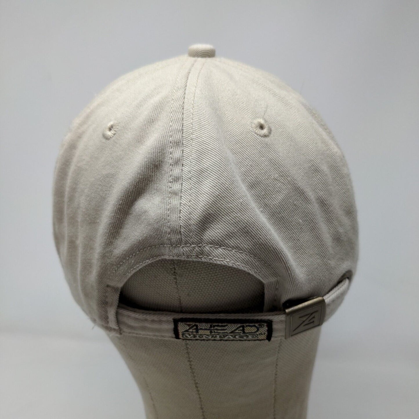 Ahead Men's Slideback Hat Tan Adjustable Embroidered Westchester Country Club