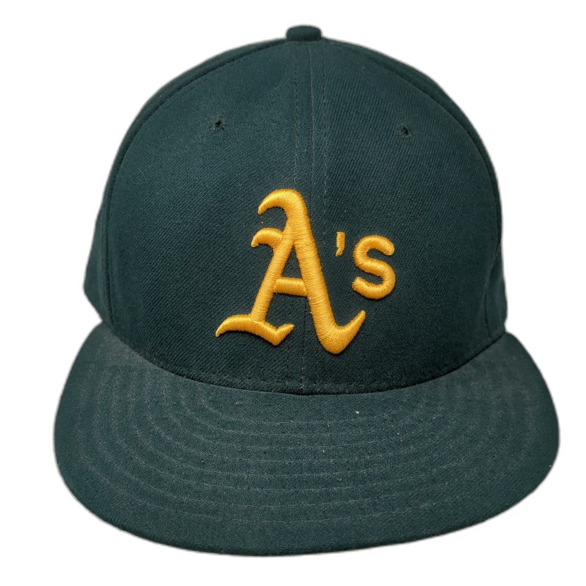 Oakland Athletics MLB New Era Cap Green 7 5/8 Fitted 59FIFTY On-Field Hat