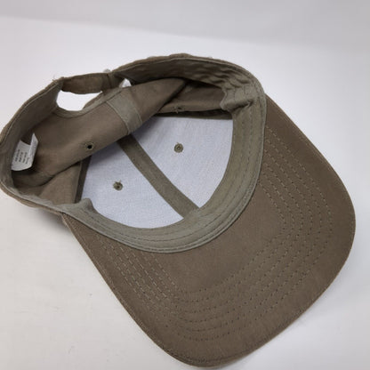 Unbranded Slideback Hat Brown One Size Adjustable Blank 6 Panel Solid