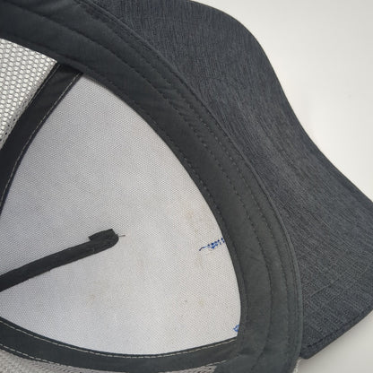 Carquest Auto Parts Snapback Trucker Hat Gray One Size Mesh Back Striped