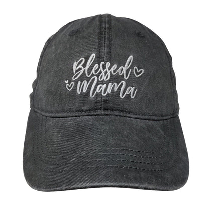 Home Free Women's Slideback Hat Blessed Mam Embroidered Logo Adjustable