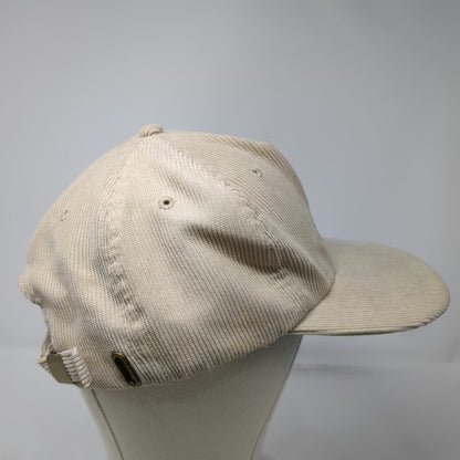 Cotton On 5 Panel Hat Beige One Size Corduroy Kind Regards Red Script Slideback