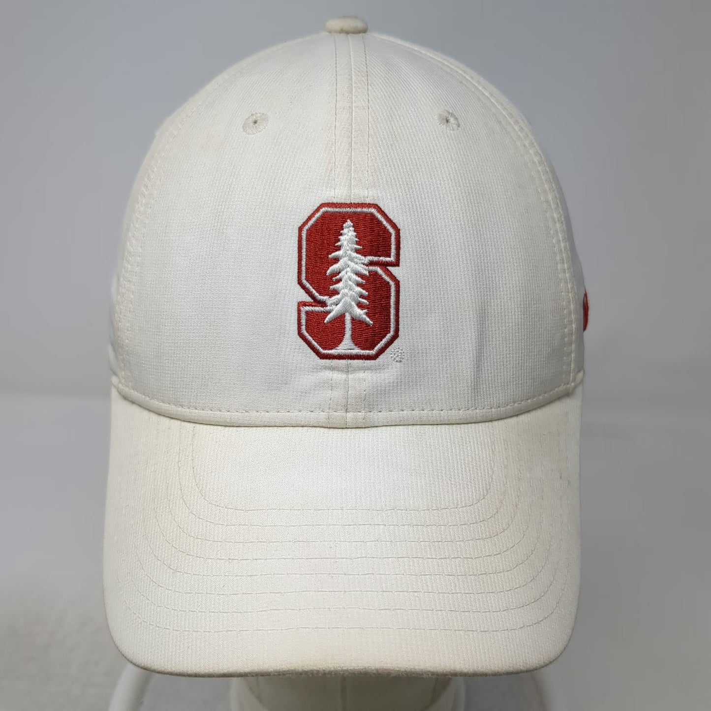 Stanford Cardinal NCAA Nike Cap White Red One Size Strapback Hat Swoosh Logo