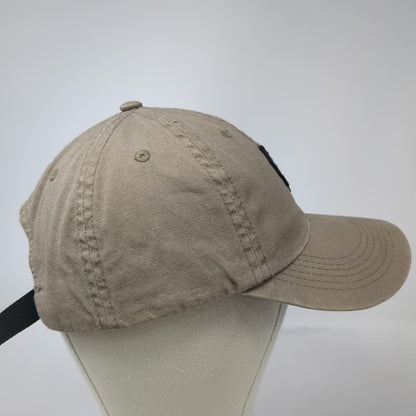 Obey Baseball Cap Brown One Size Strapback Embroidered Logo Patch Cotton Hat