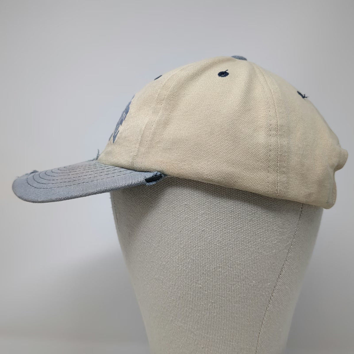 Yupoong Baseball Cap Beige Blue One Size Intercourse Pennsylvania Embroidered