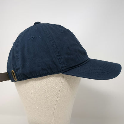 Goodfellow & Co Baseball Cap Blue One Size Strapback Leather Strap Cotton Hat