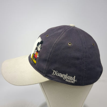 Disneyland Resort Baseball Cap Hat Blue One Size Mickey Mouse M Embroidered