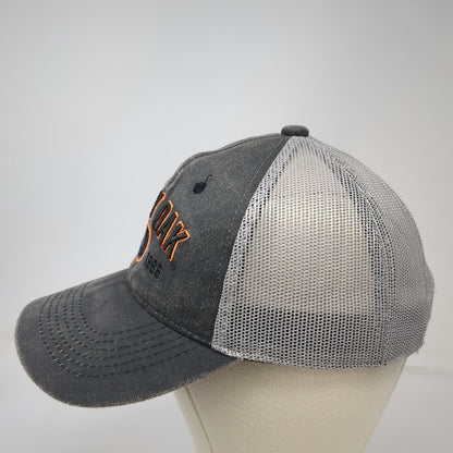Mossy Oak Trucker Hat Gray One Size Snapback Mesh Embroidered Logo 1986 Branch