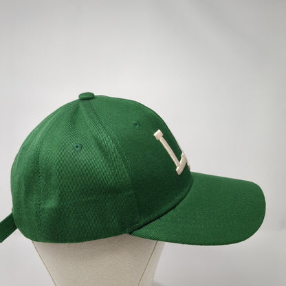 LA Los Angeles California Slideback Baseball Cap Green OS Adjustable Embroidered